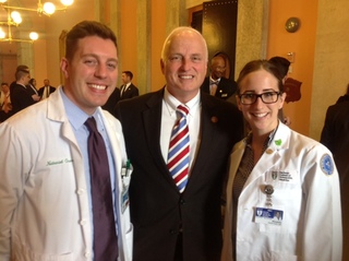 Ou Hcom Students Nate Overmire Oms Iv And Elizabeth Snajder Oms I With Rep Terry Johnson Do Sponsor Of Hb 443